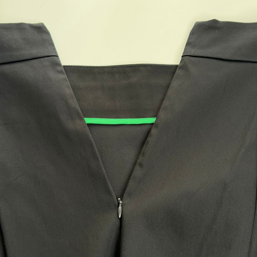 Worthington Black Pencil Skirt Womens Size 12 Cotton Blend Knee Length Career - Picture 9 of 10